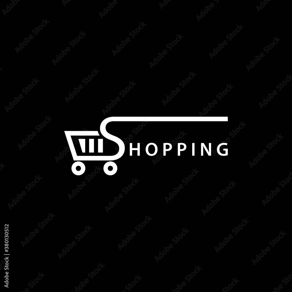 Shopping logo vector icon Shopping logo vector icon
