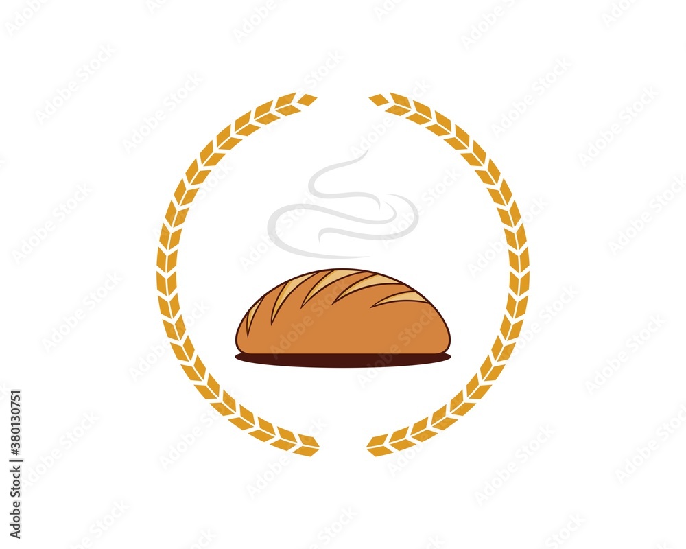Circle wheat with hot bread inside Circle wheat with hot bread inside