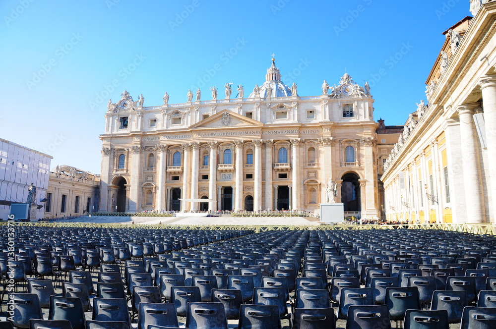 Empty seat in Vatican.