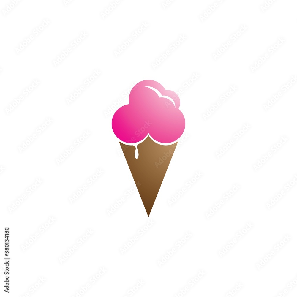 Ice cream icon vector Ice cream icon vector