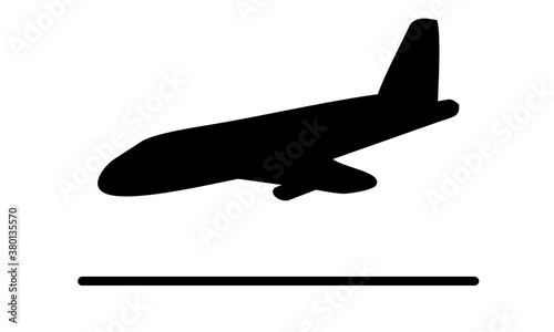 landing airplane