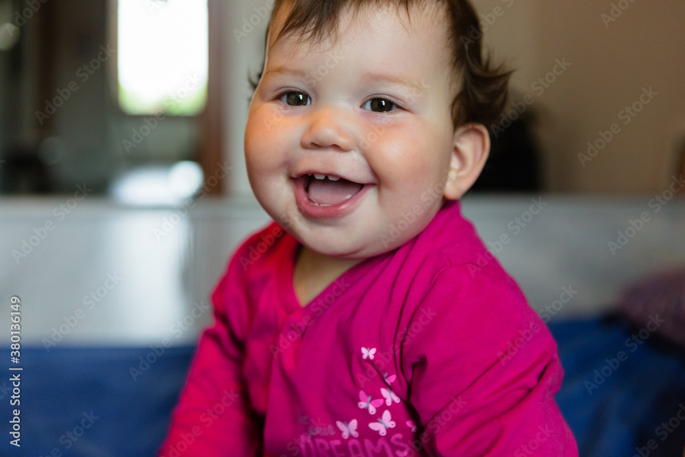 Infant Baby Girl Portrait Infant Baby Girl Portrait