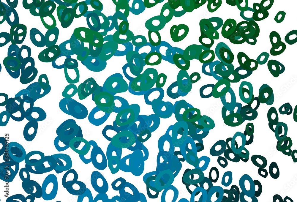 Dark Blue, Green vector cover with spots. Dark Blue, Green vector cover with spots.