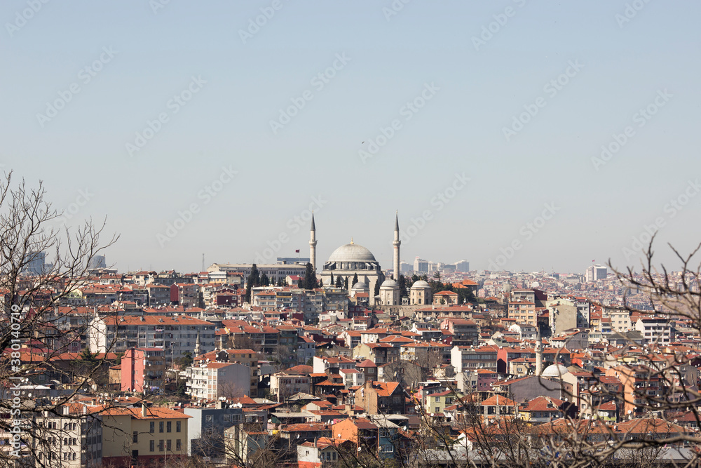 Rooftops and a mosque in Istanbul Rooftops and a mosque in Istanbul