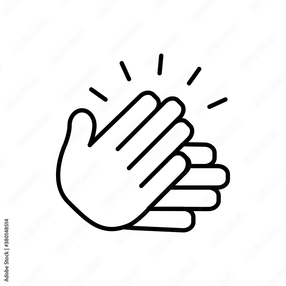 Applause icon Design Vector Template Illustration Applause icon Design Vector Template Illustration