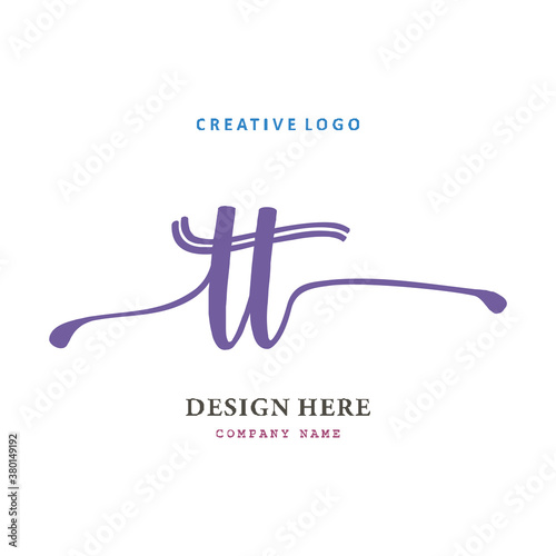 pharmacy logo letter TT is simple, easy to understand and authoritative