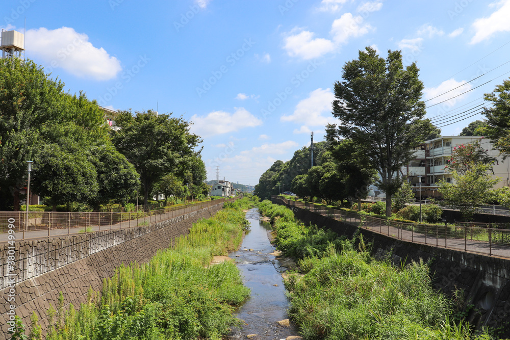 鶴見川（東京都町田市山崎町）