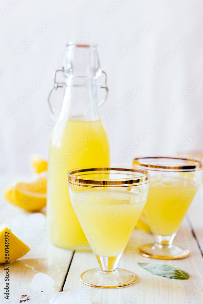 Home-made limoncello Home-made limoncello