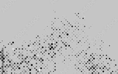 Light Silver, Gray vector cover with spots. Modern abstract illustration with colorful water drops. Pattern for ads, leaflets.