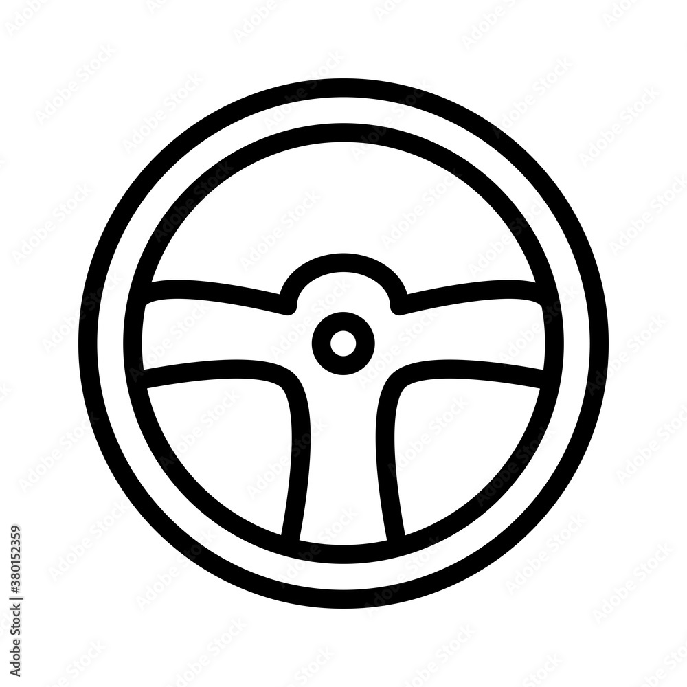 Steering Wheel Icon Design Vector Template Illustration Steering Wheel Icon Design Vector Template Illustration