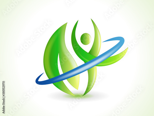 Health Nature Logo Vector