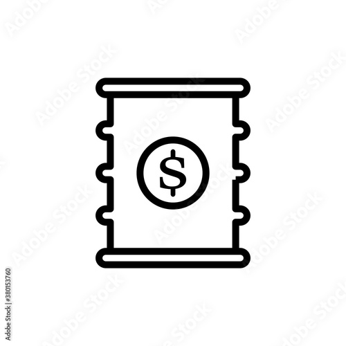 Oil Barrel Icon Design Vector Template Illustration