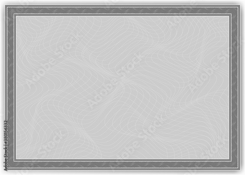 Design elements. Guilloche elements for make diploma or certificate.