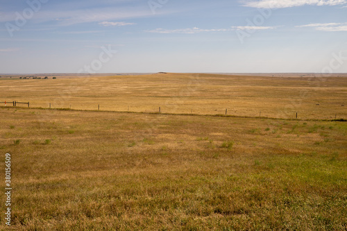 The Great Plains landscape in north of South Dakota