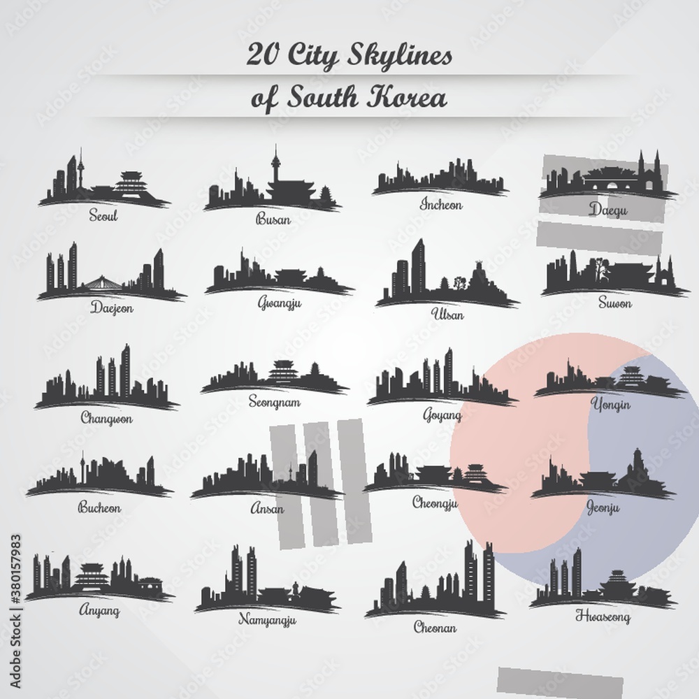 20 city skylines of south korea