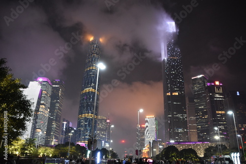 Wallpaper Mural The view of skyline in Guangzhou, China Torontodigital.ca