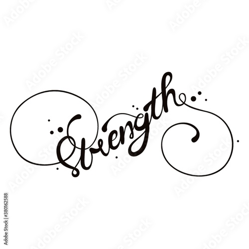 strength typography