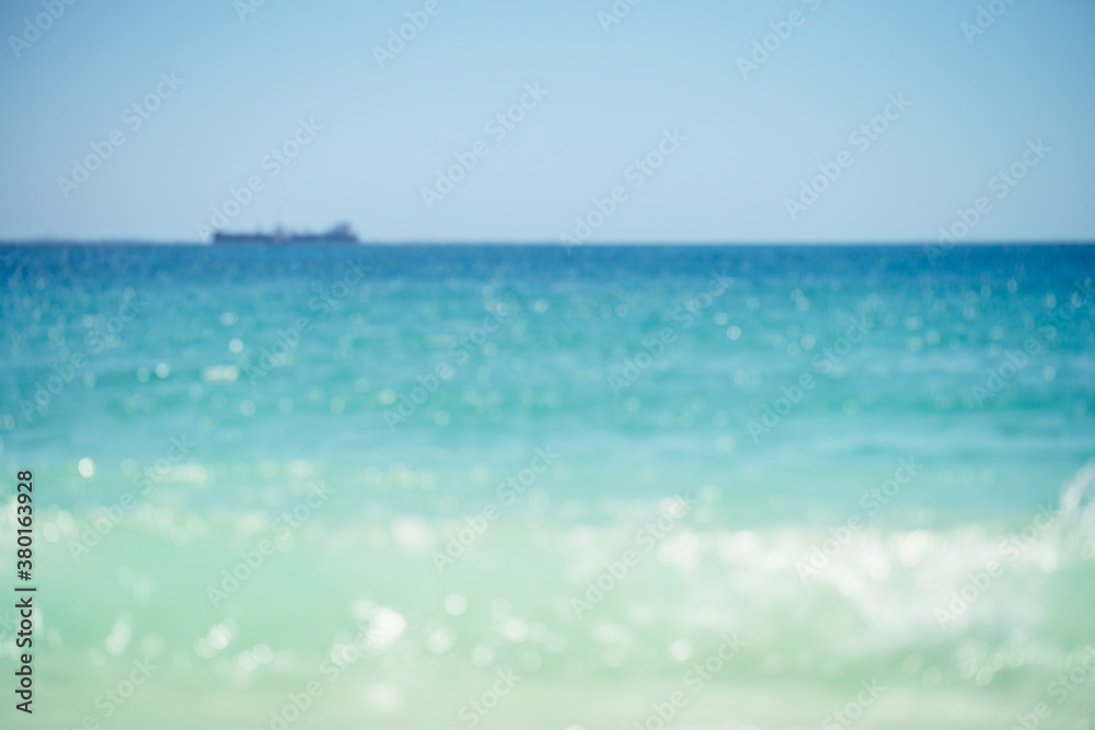 Beach on a summer morning
