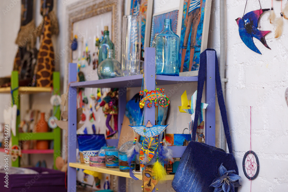 Fototapeta premium various DIY items, art workshop