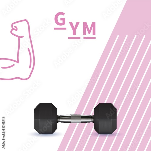 Gym dumbbell design