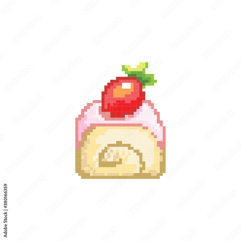 Strawberry cake roll