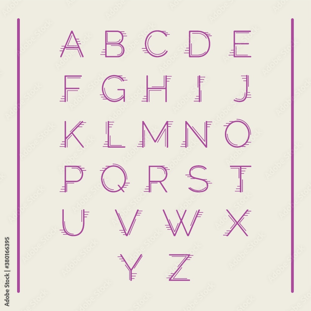 Collection of alphabets Collection of alphabets