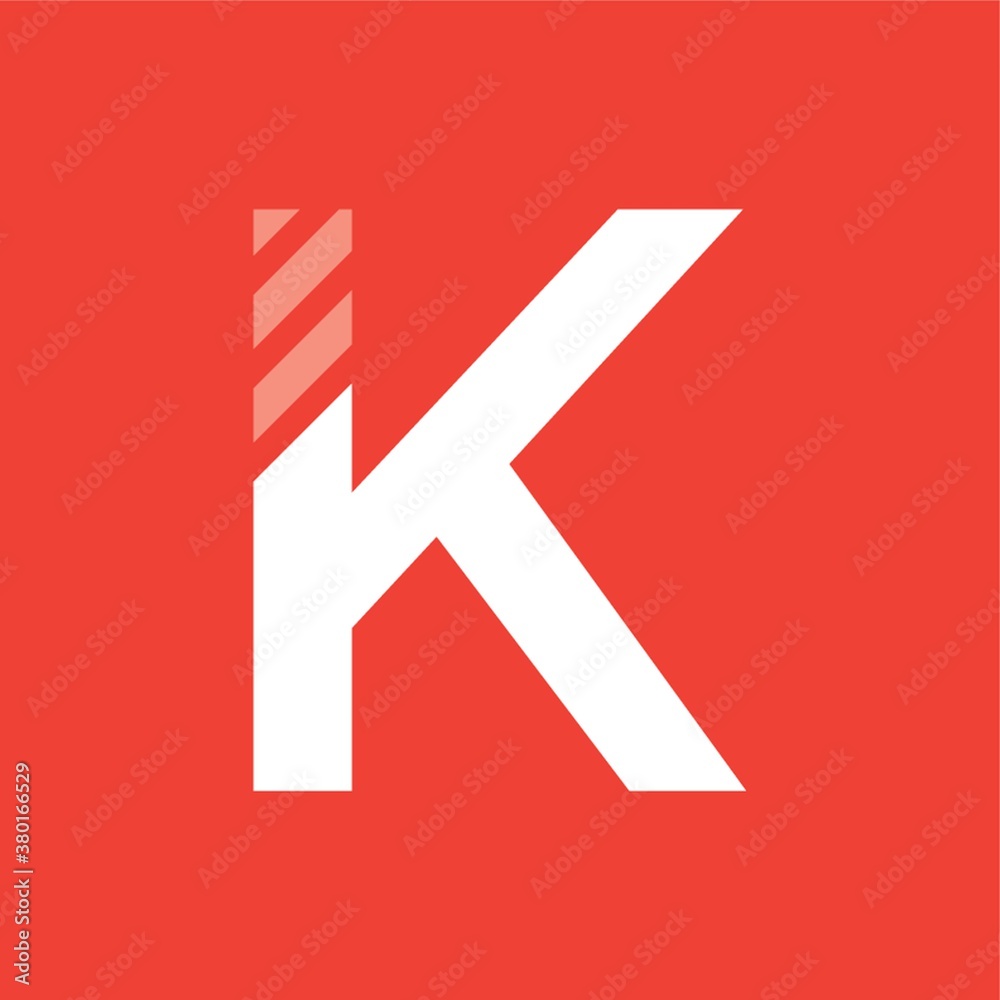 Obraz premium Letter k