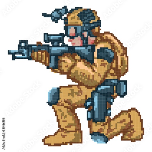 Game soldier character