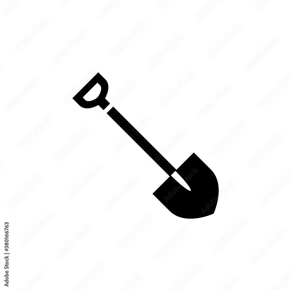 Shovel Icon Design Vector Template Illustration