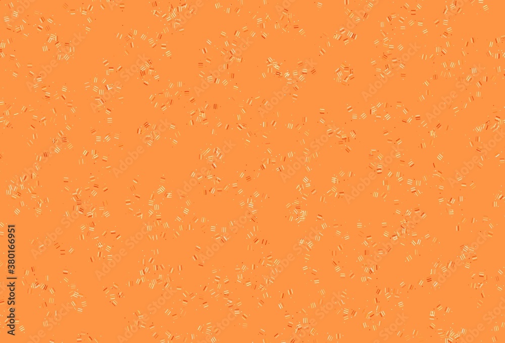 Light Orange vector pattern with sharp lines, dots. Light Orange vector pattern with sharp lines, dots.