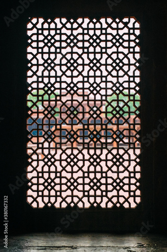 Islamic Art Detail on Murghal Temples, INDIA