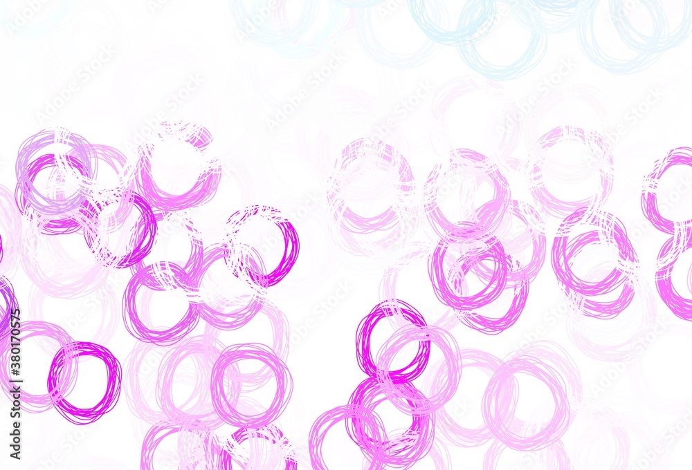 Light Pink, Blue vector backdrop with dots. Light Pink, Blue vector backdrop with dots.