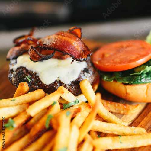 Ultimate Cheeseburger and Fries