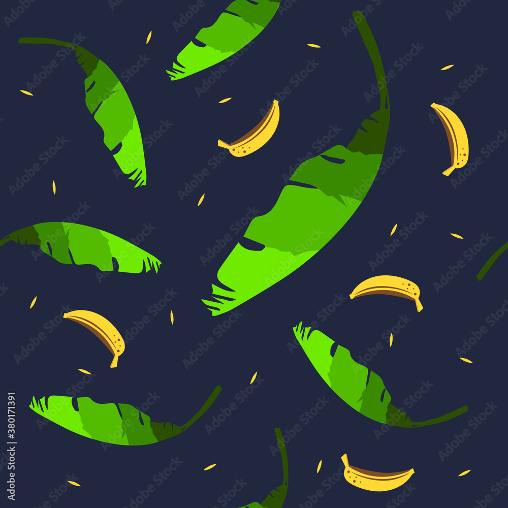 banana leaf with dark background banana leaf with dark background