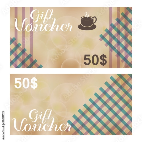 Coffee gift vouchers