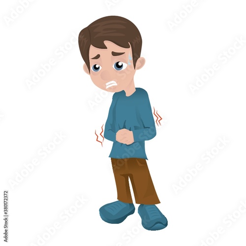 Man with fever