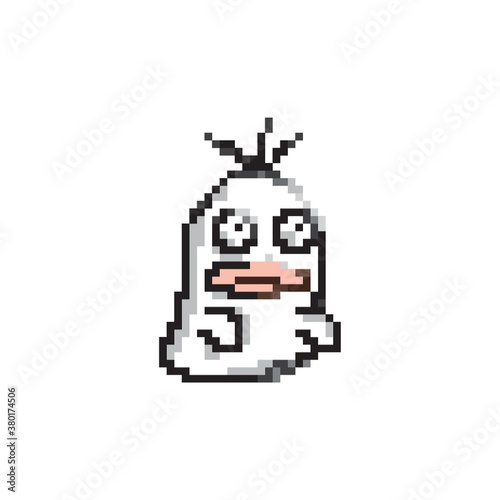 Pixel art ghost