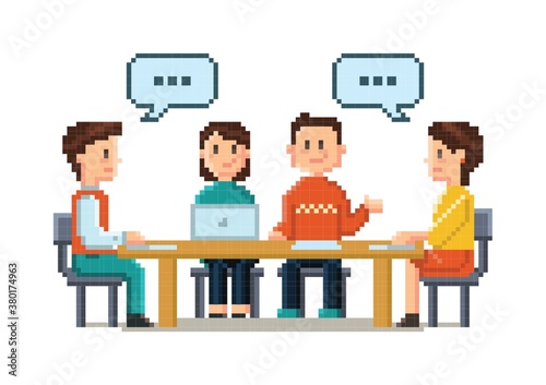 Pixel art business discussion