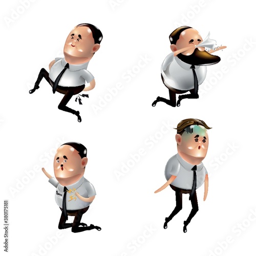 Set of illness icons