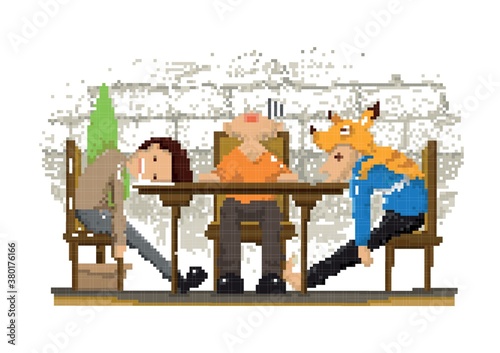 Pixel art chill time