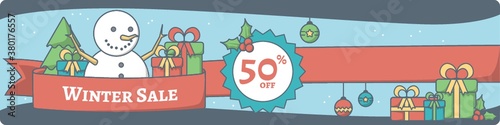 Winter sale design