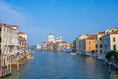 The Grand Canal in Venice on a sunny day © elxeneize