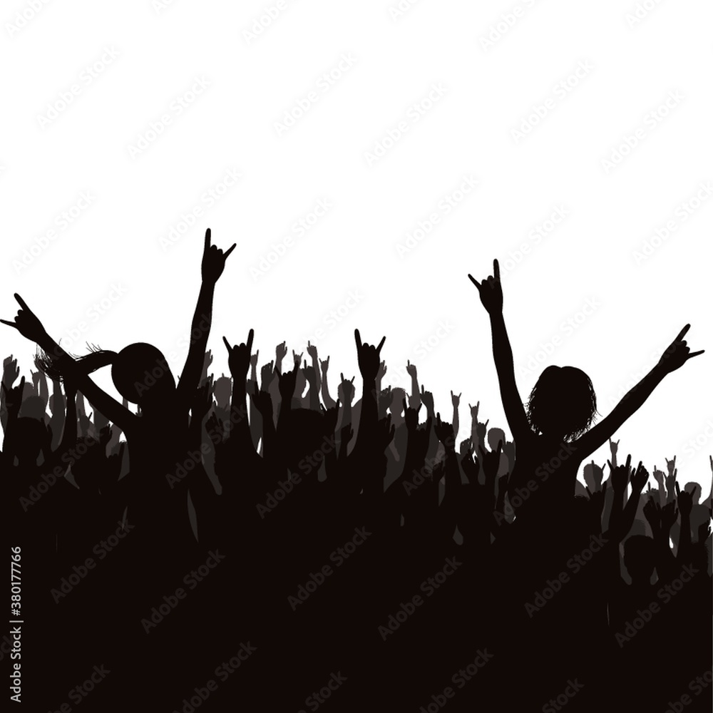 Crowd at a concert Crowd at a concert