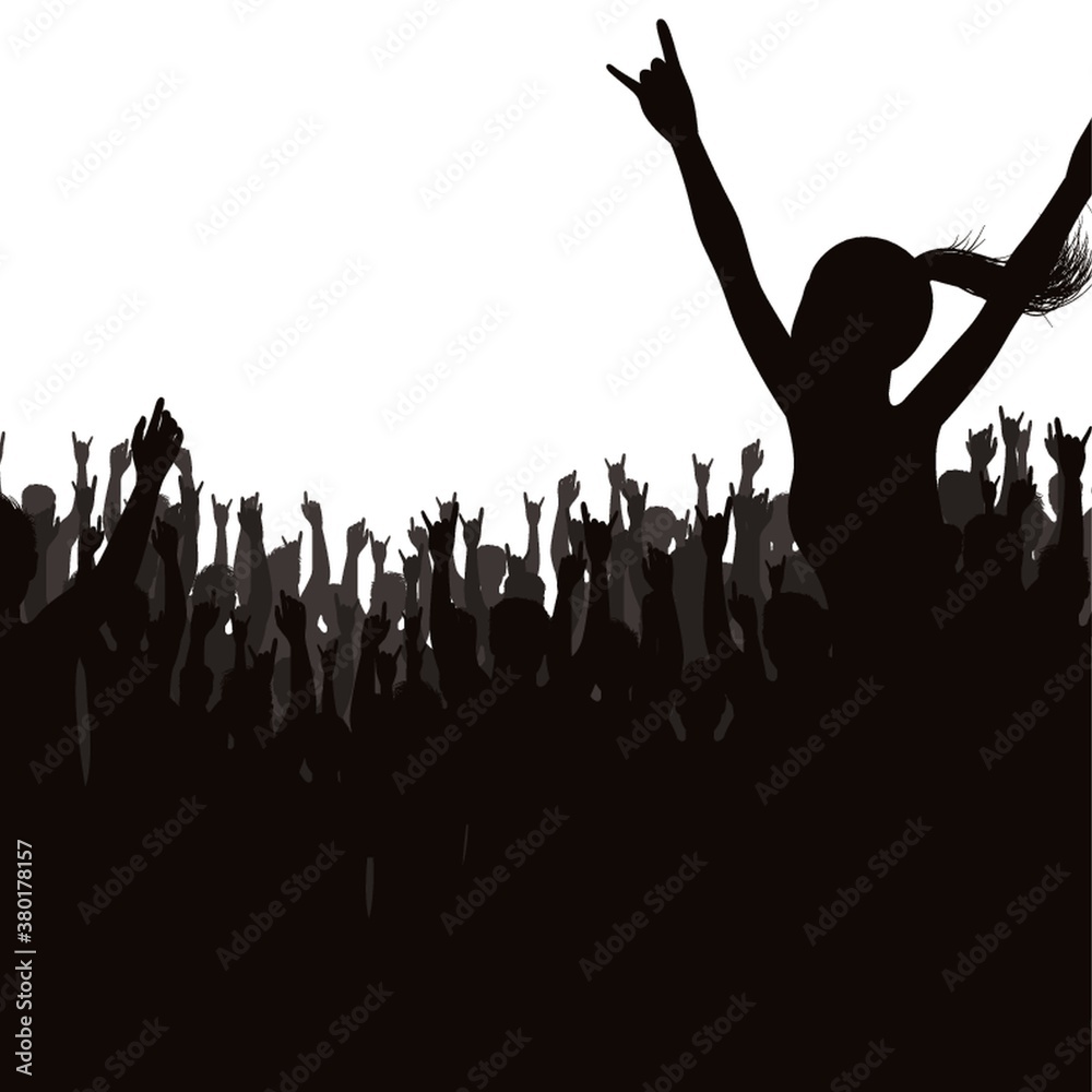 Crowd at a concert Crowd at a concert