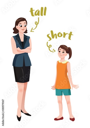 tall and short concept