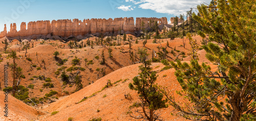 Obraz na plátně Wall Of Windows,Fairyland Loop Trail,Bryce Canyon National Park,Utah,USA