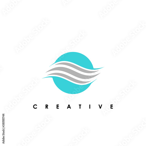 Air Conditioner Repair & Service Logo Vector Icon Illustration
