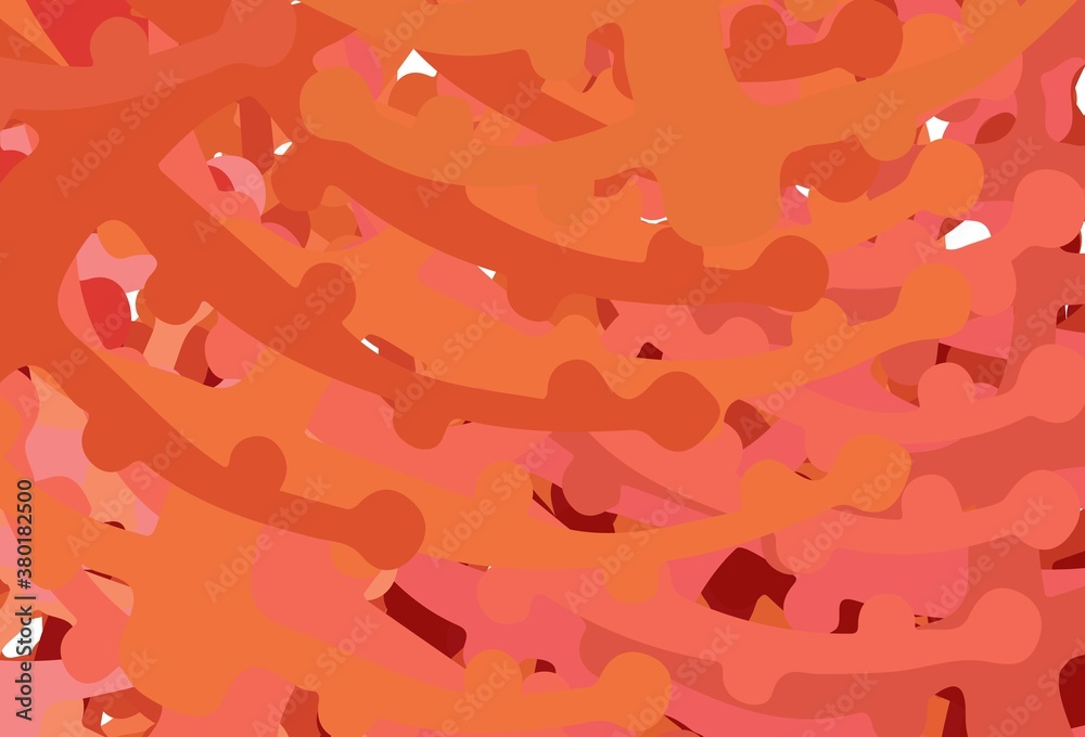 Light Red vector pattern with random forms. Light Red vector pattern with random forms.