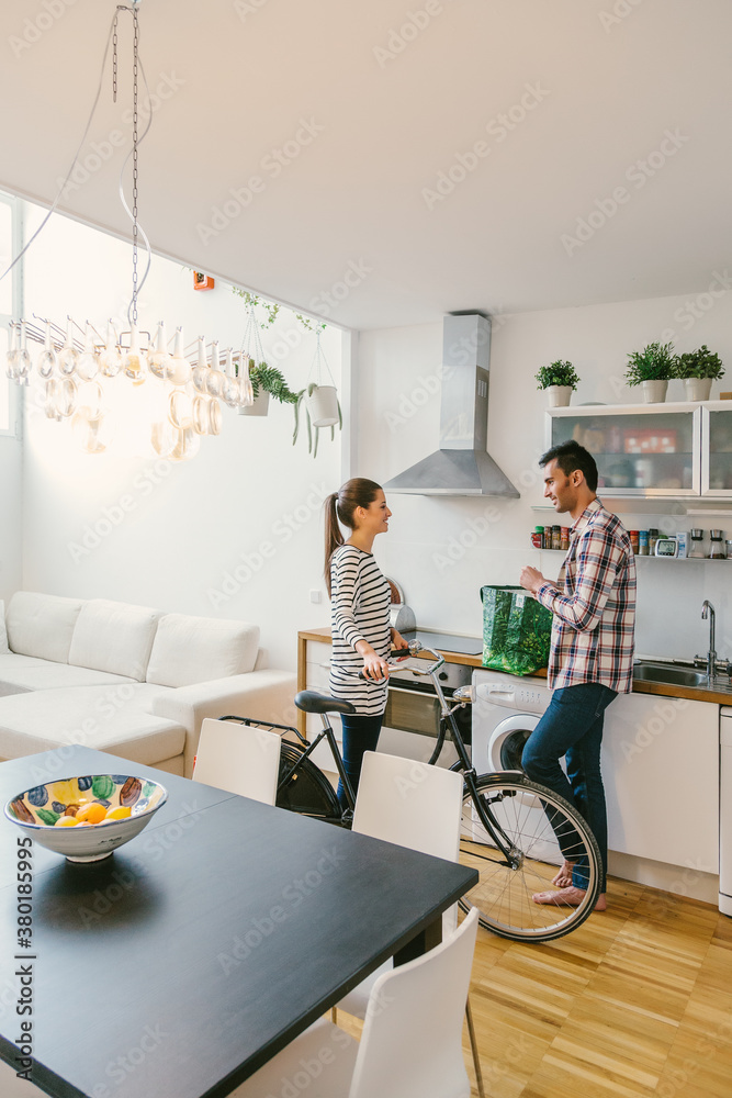 Couple in a Modern Apartment