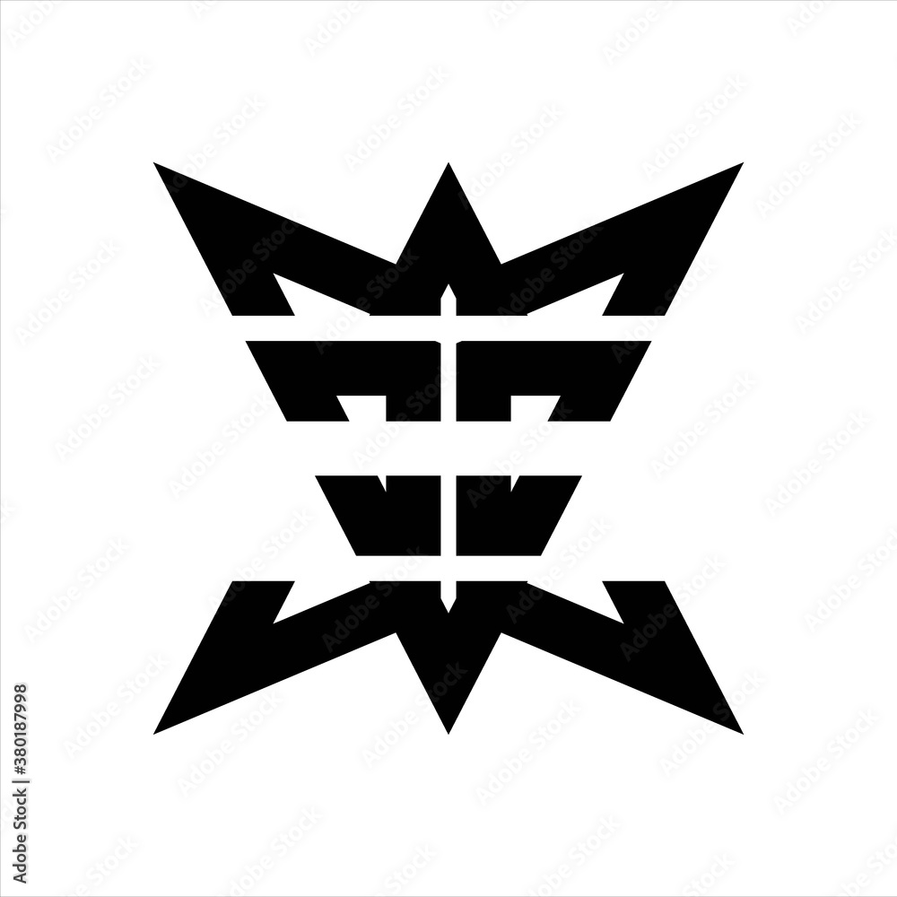 OO Logo monogram with crown up down side design template OO Logo monogram with crown up down side design template